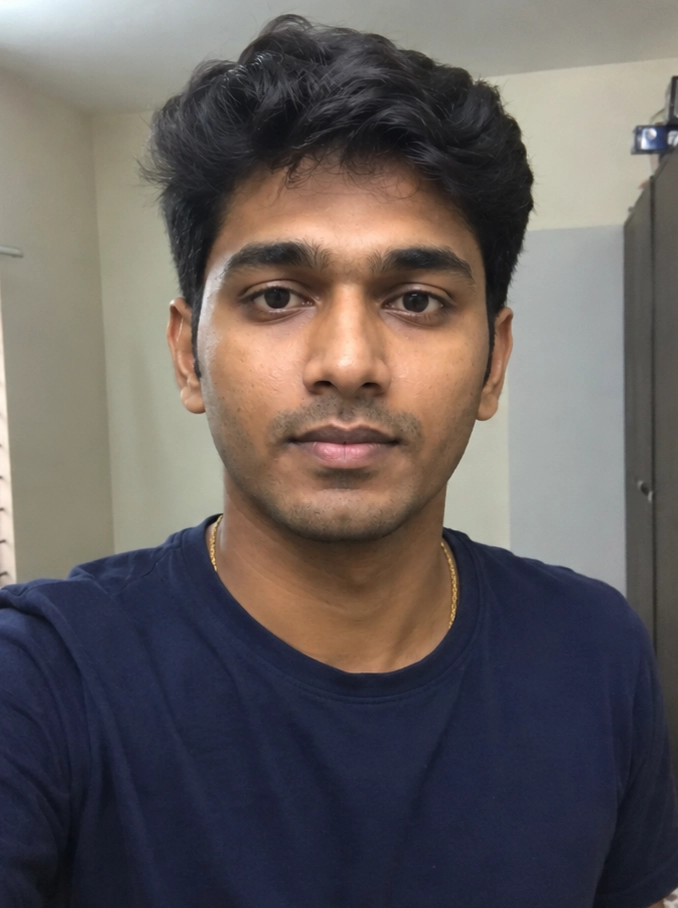 Indoor selfie
